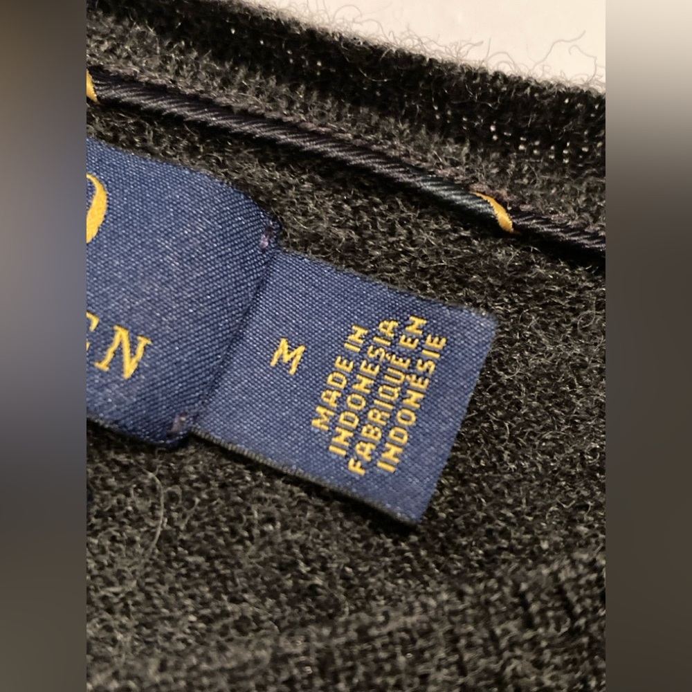 Polo Ralph Lauren Washable Merino Wool Sweater READ Men’s M Sweatshirt Pullover - Picture 3 of 12
